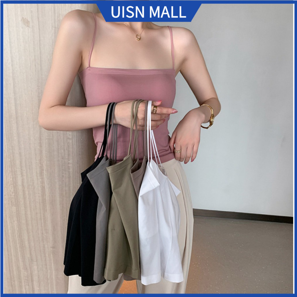 UISN #Bra8153 Padded base bandeau stretchable tank top camisole top ...