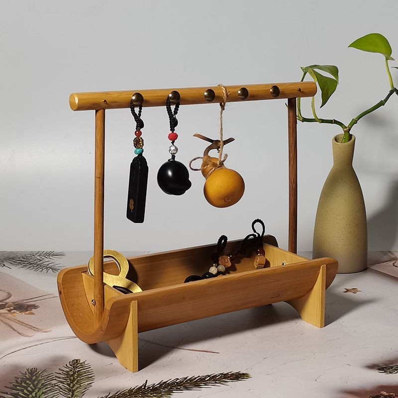 “Creative Bamboo Gourd Key Jewelry Storage Rack for Entrance Decoration ...