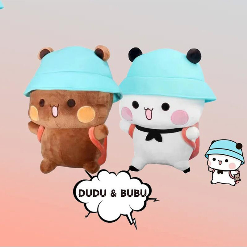 New Bubu And Dudu Panda Plush Cute Cartoon Panda Bear Kawaii Doll ...