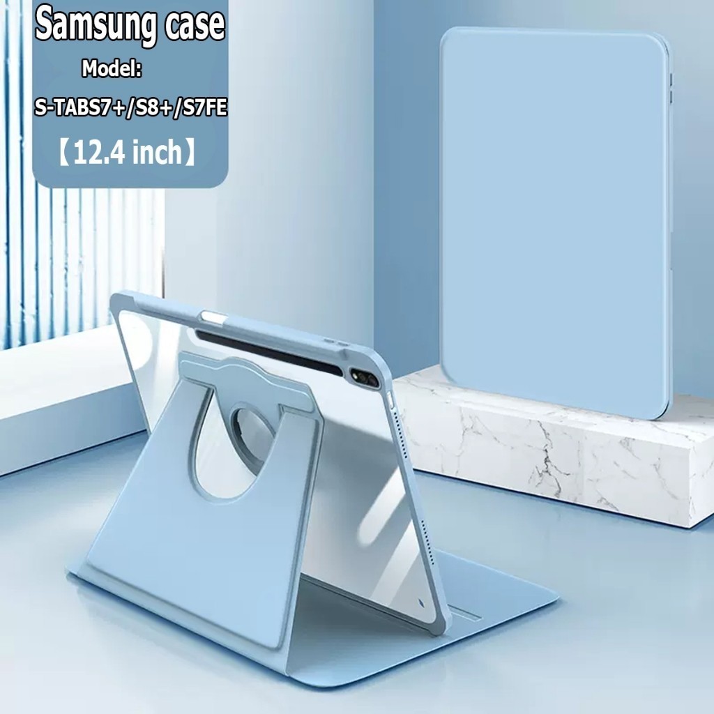 Tablet Case for Samsung Galaxy Tab s7+ s8+ 12.4 Multi Fold Protective ...
