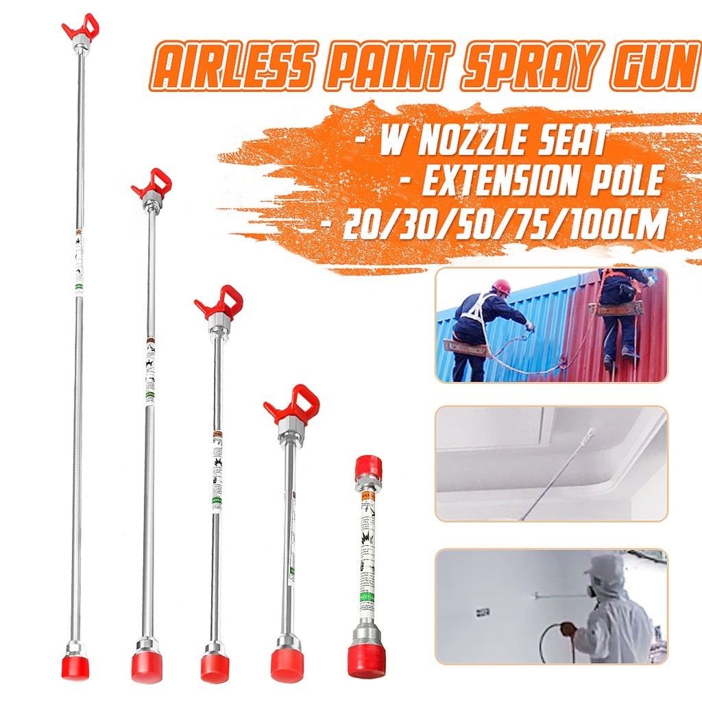 RR+√Drillpro 20cm-100cm Sprayer Extension Rod Airless Paint Spray Guns ...