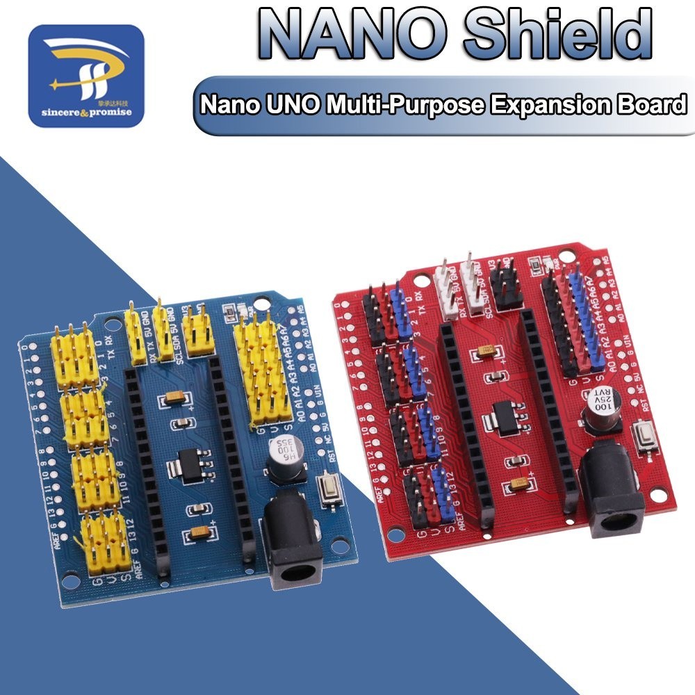 RQ+ATMEGA328P NANO IO Shield And UNO Multi-Purpose Expansion Board for ...