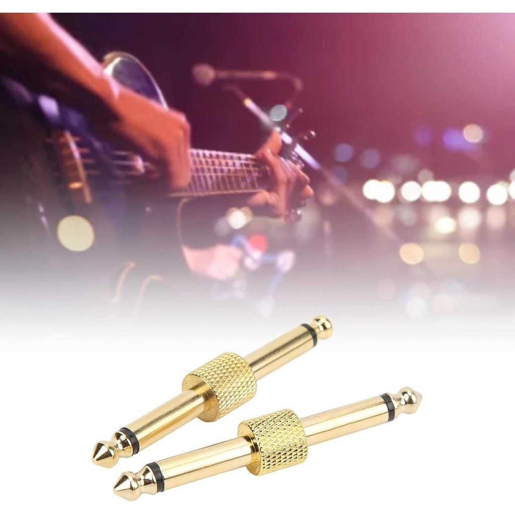 MESIN 6.35mm 1/4 Stereo Guitar Effect Adapter Audio Jack | 6.35Mm 1/4 ...