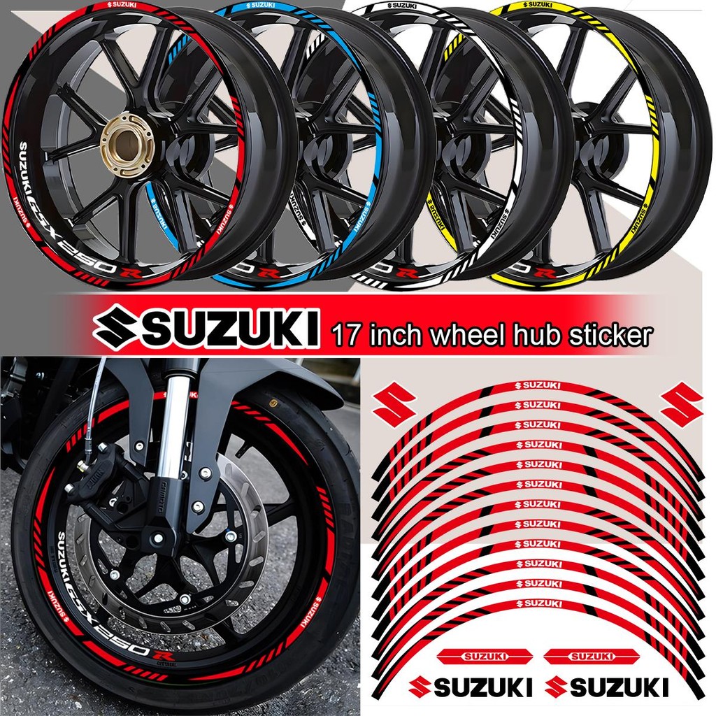Suzuki Motorcycle 17in Masg Sticker Reflective Waterproof Retrofit ...