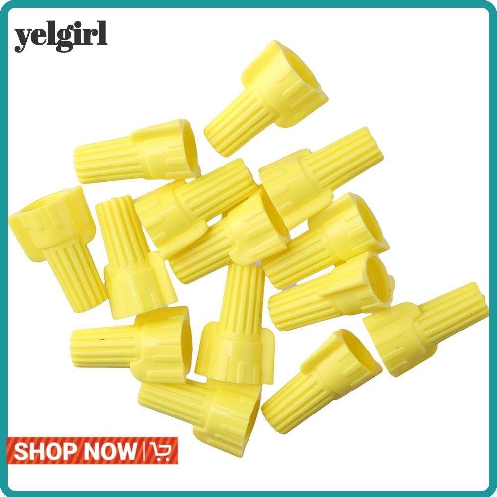 AGLYELGIRL 100pcs Wire Nuts, PVC HP11 Wire Nuts Connectors, Double-wing ...