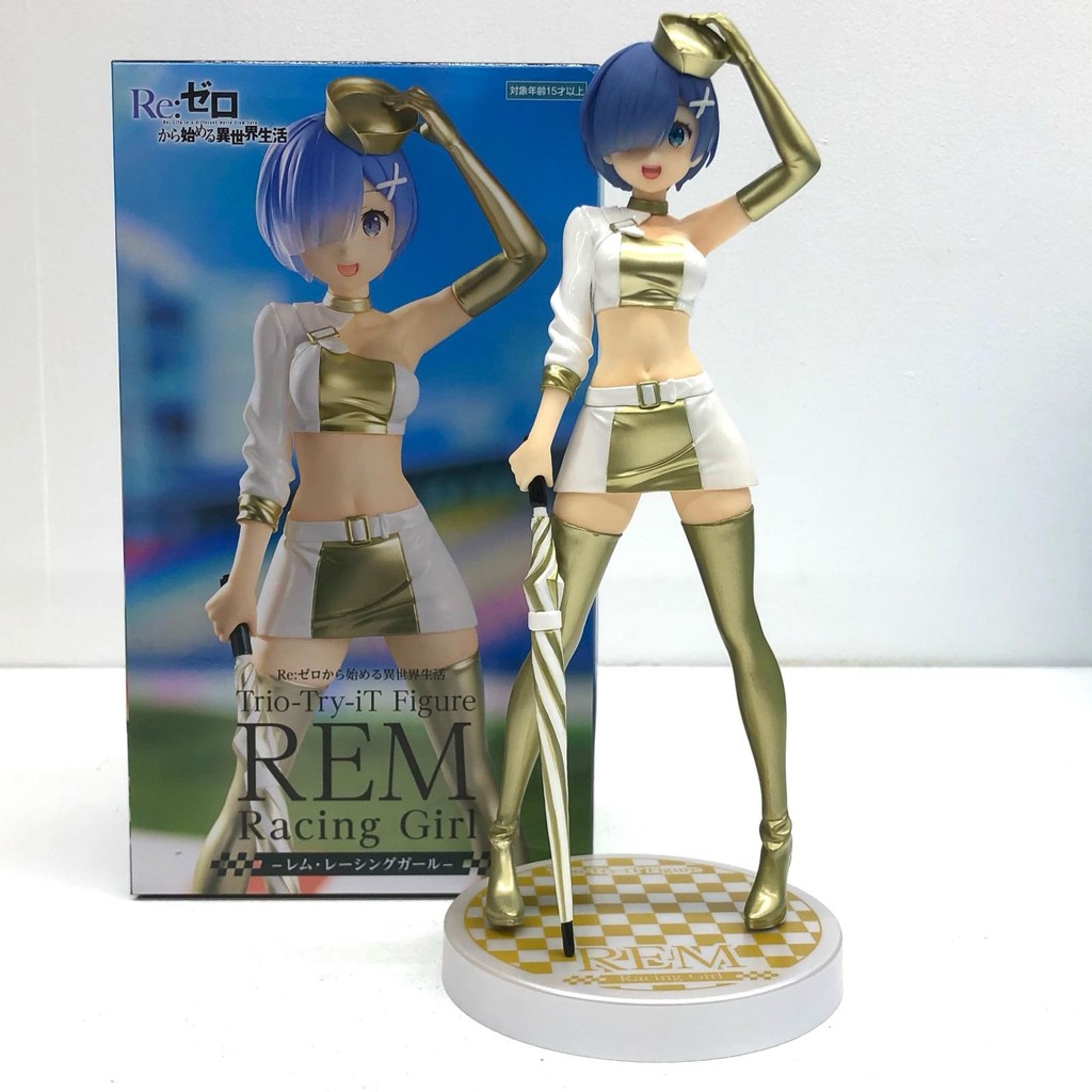Re:Zero Trio-Try-iT Figure Rem Racing Girl Anime Japan FURYU | Shopee ...