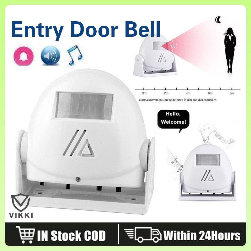 Wireless Door Window Magnetic Sensor House Entry Burglar Alarm System ...