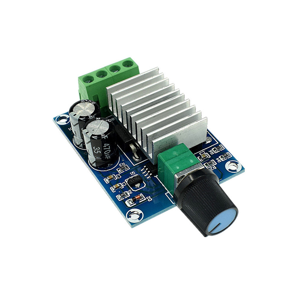 DC Brush CCW CW Motor Speed Controller, 12~60V Motor Speed Governor, 80A Stepless Motor Speed Regulator With Knob Switch