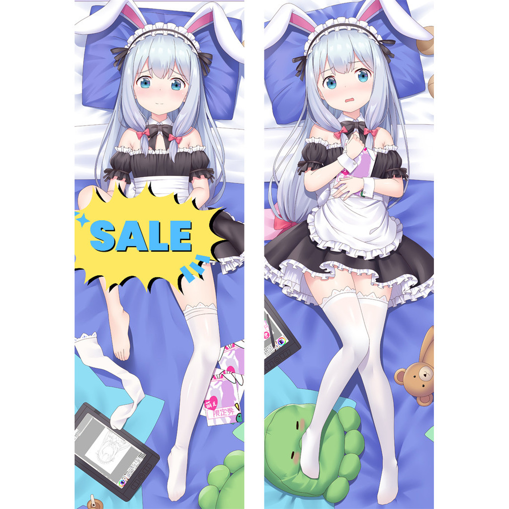 Eromanga Sensei Izumi Sagiri High Quality Velvet Body Hugging Pillowcase Printed Throw Pillowcase Bedding Decor Shopee Philippines
