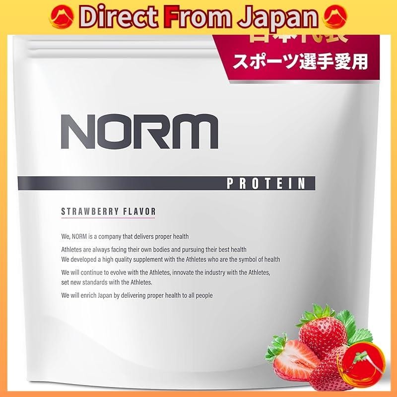 NORM Whey Protein, Artificial SweetenerFree, Strawberry 1kg, Loved by