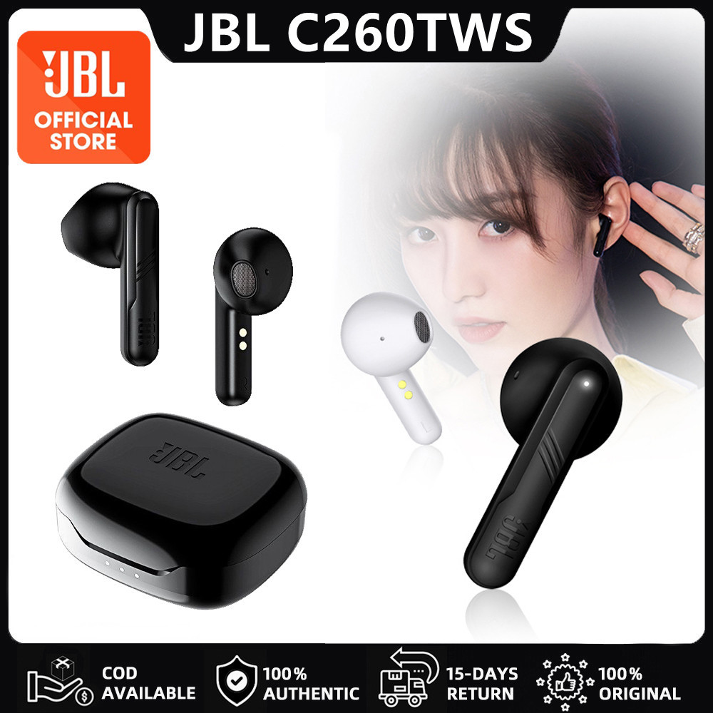JBL C260TWS Wireless Earphones Bluetooth Gaming Headsets Sport ...