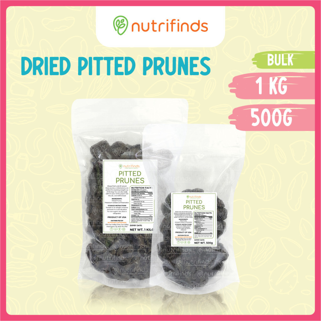 Nutrifinds® Dried Pitted Prunes Bulk Shopee Philippines