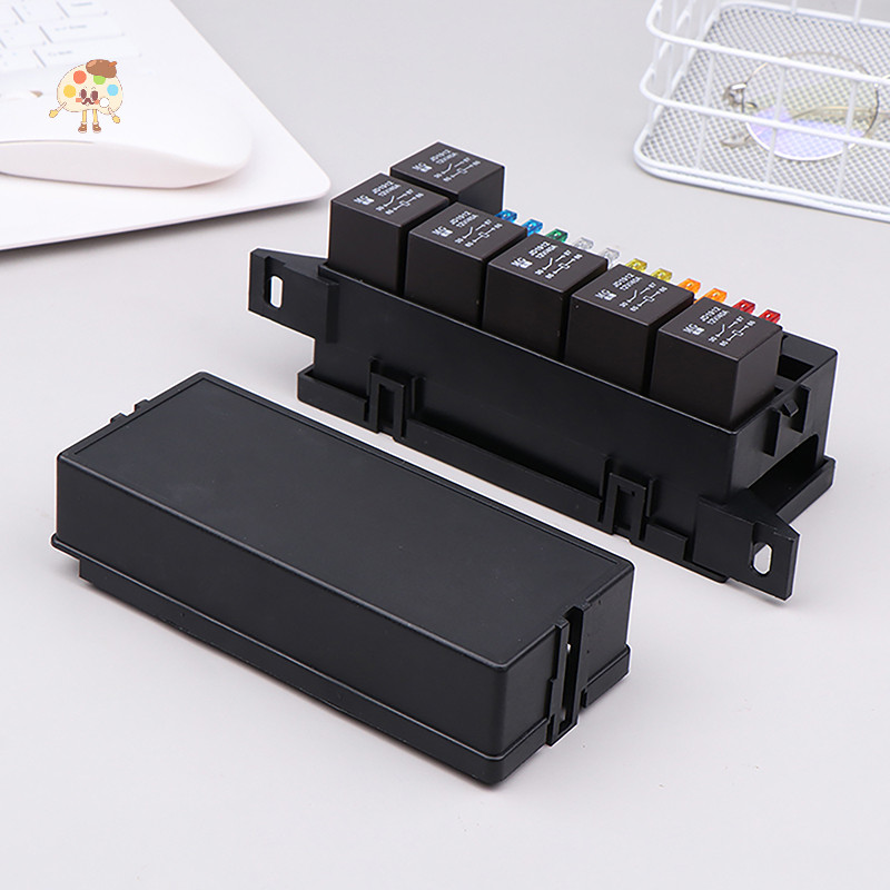 LON 12V Auto 11 Way Fuse Relay Control Fuse Box Block With 4 Pin Relay