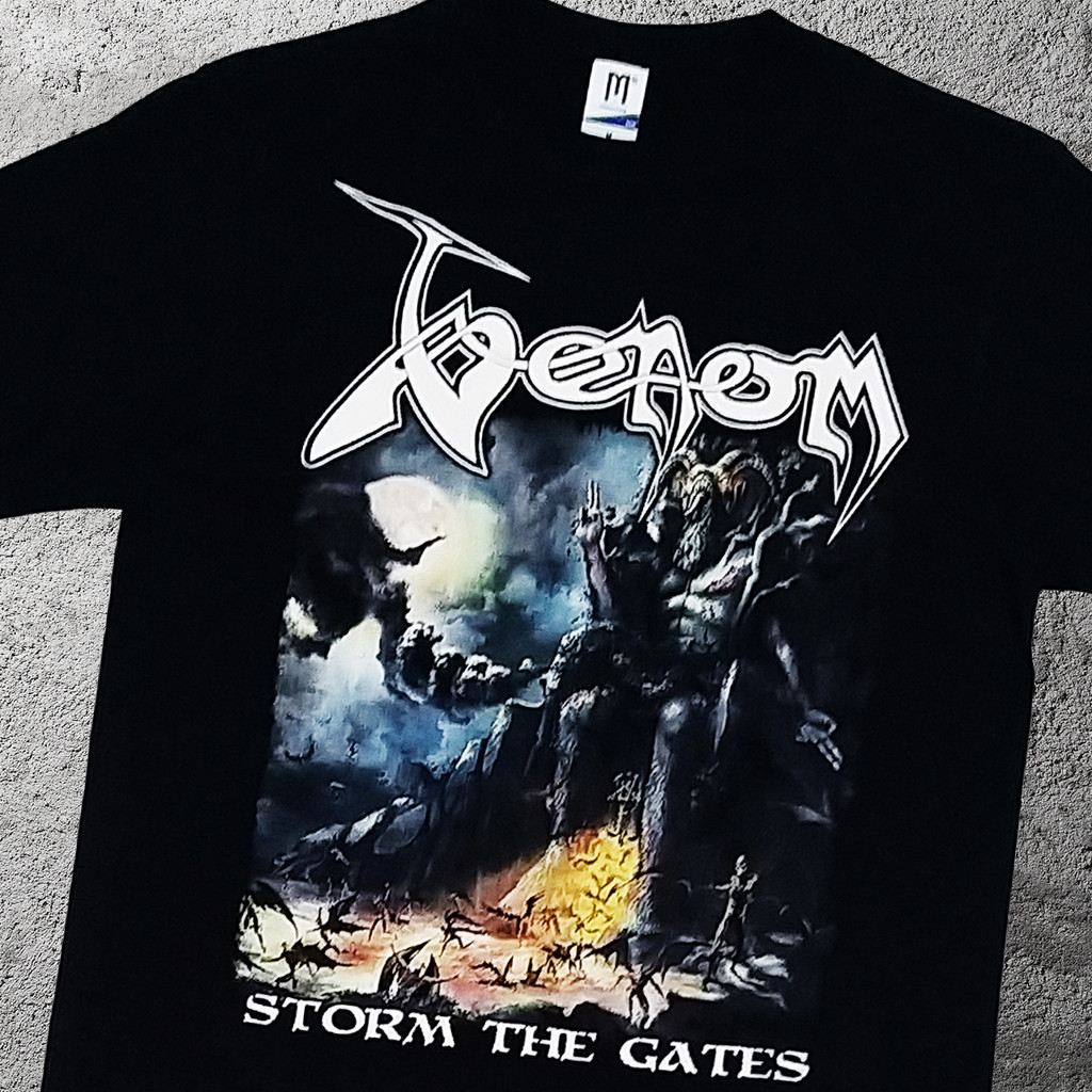 Venom band Tshirt STORM THE GATES builtup premium Shopee Philippines
