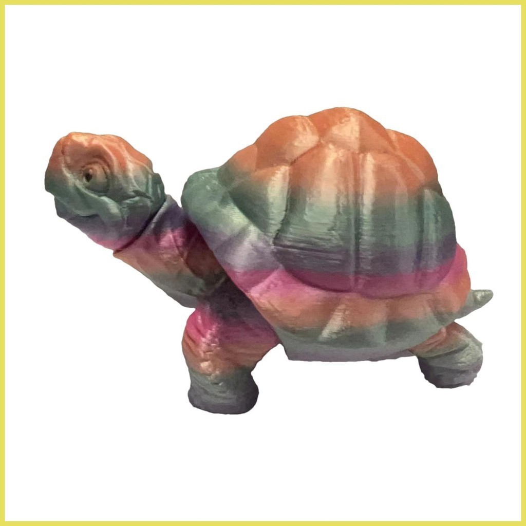 3D Printed Articulated Turtle Multi-Joint Movable Toy Turtle Sensory ...