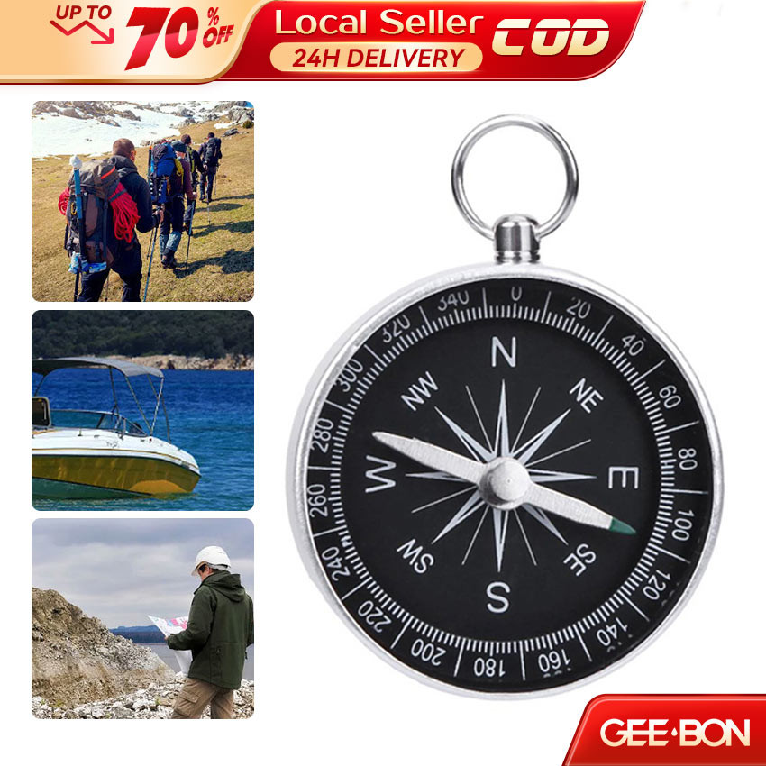 GEEBON Pocket Compass Outdoor Travel Camping Walking Survival ...