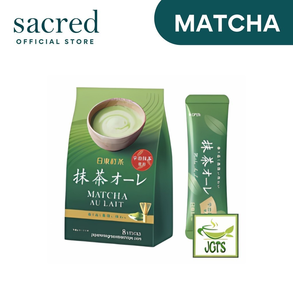 Authentic Nittoh Tea Matcha Green Tea Latte Powder (Matcha Au Lait) 8 Sticks Shopee Philippines