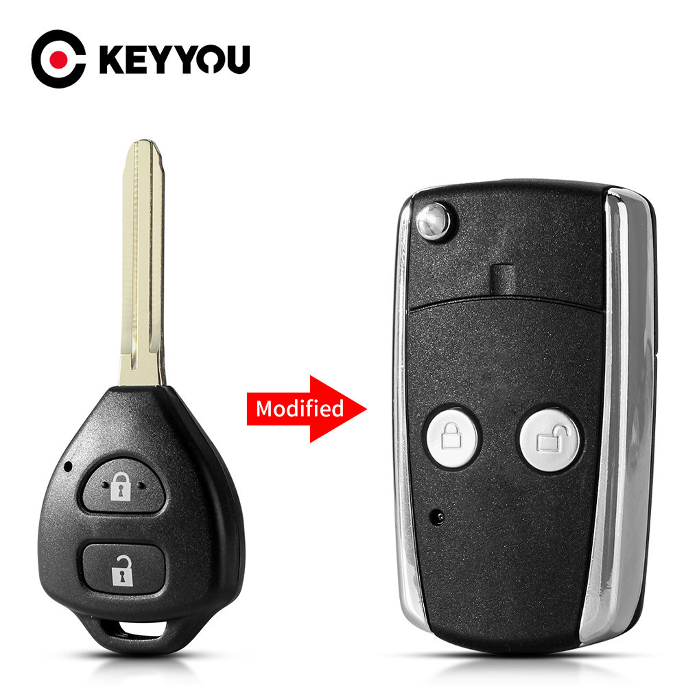 Modified Remote Key Shell For Toyota Vios Fortuner Wigo Innova Hilux ...