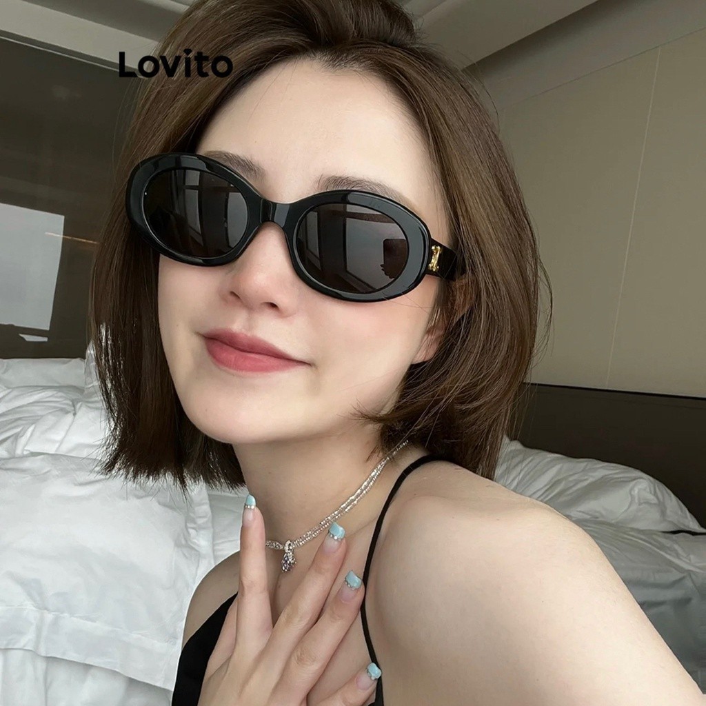 Lovito Women Casual Plain Basic Sunglasses LFA03107 Shopee Philippines