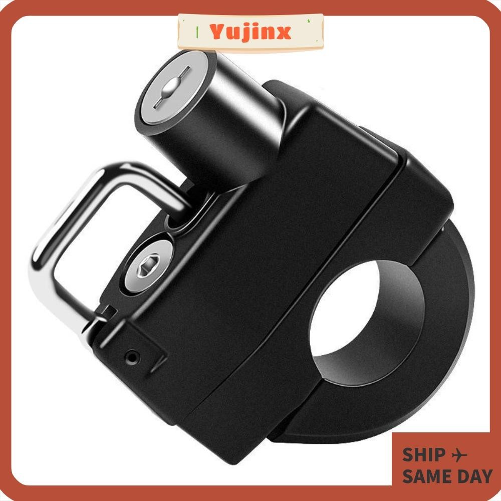Motorcycle Handlebar Lock, Scooter Brake Clutch Security Locks Tamper Resistant Weatherproof Aluminum Alloy Anti Theft Grip Lock For Motorcycles