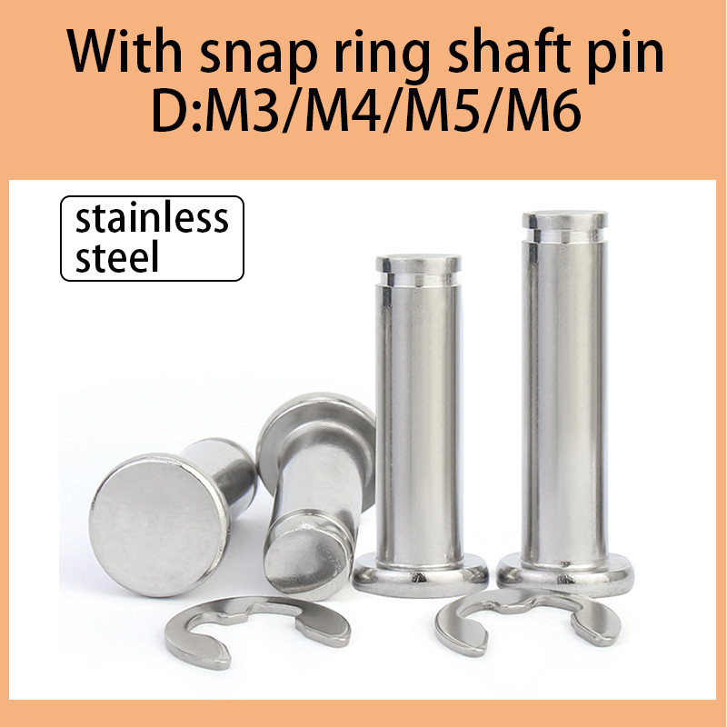 304 stainless steel grooved pin shaft 3mm, 4mm, 5mm, 6mm, grooved plug ...