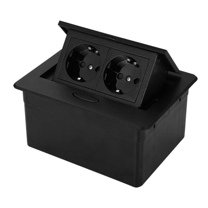 Embedded Hidden European Standard Desktop Socket Exit Cross-Border Pop ...