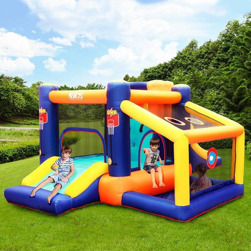 【COD】Airmyfun Inflatable Play House For Kids Inflatable Castle Slide ...