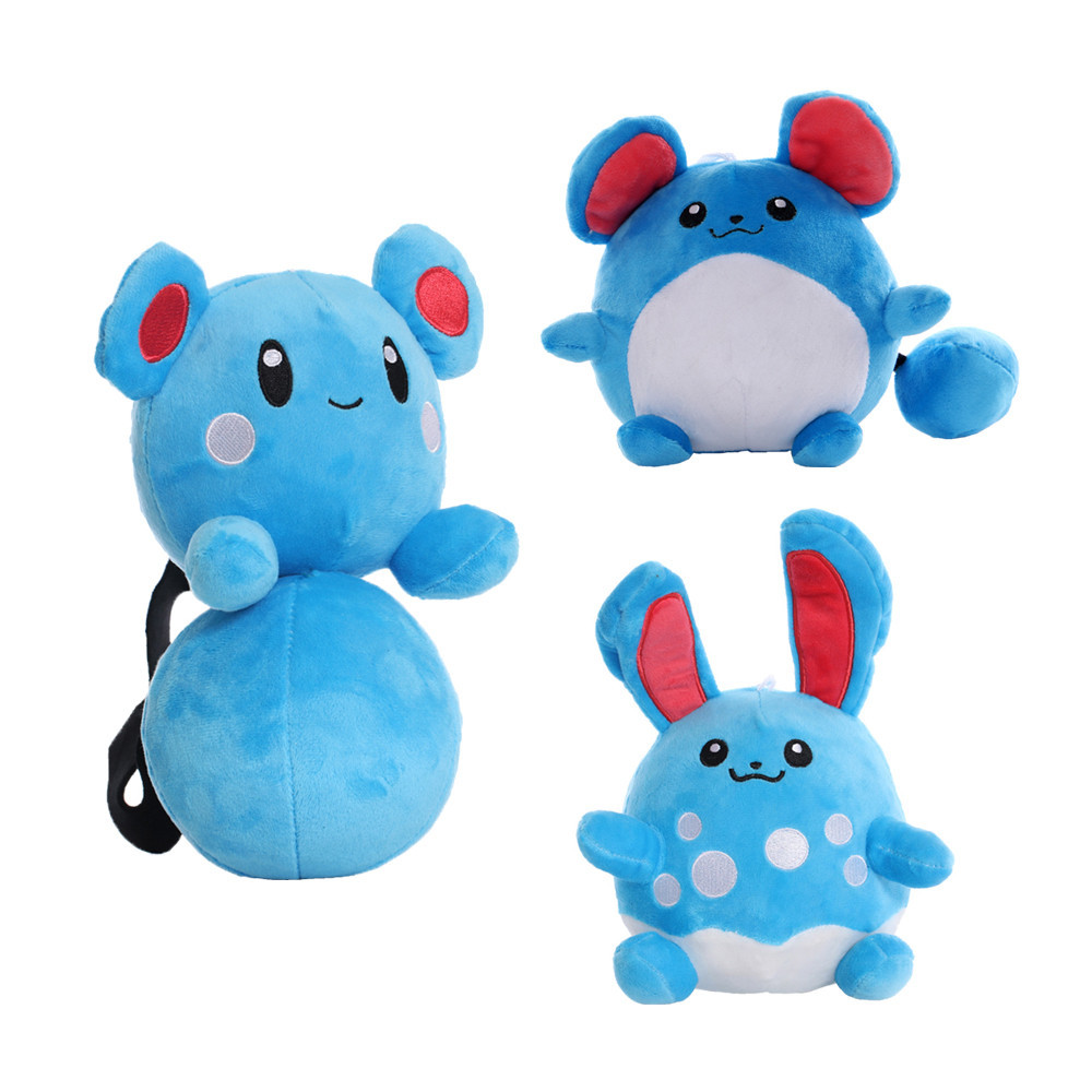 Cute Azurill Marill Azumarill Plush Toy Pokemon peluche Stuffed Doll ...