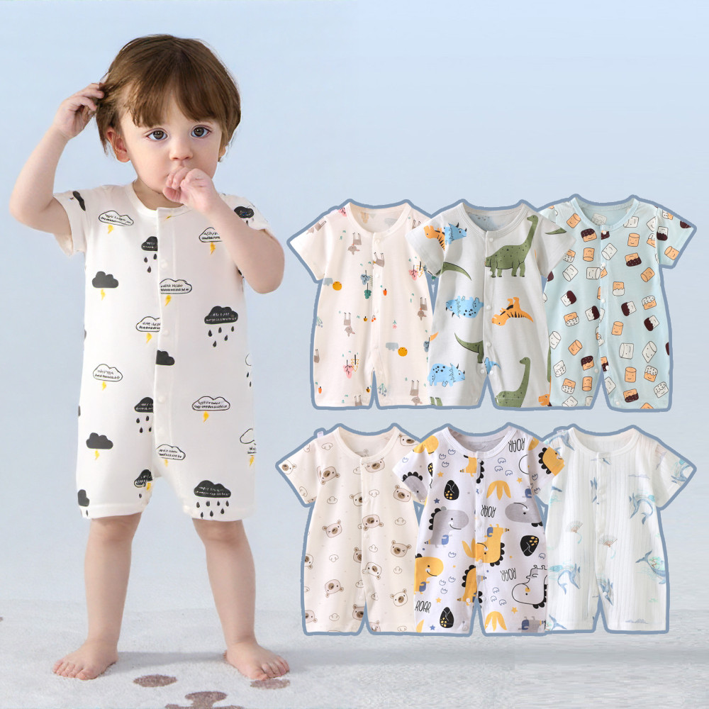 Soft Terry Cloth Baby Jumpsuit