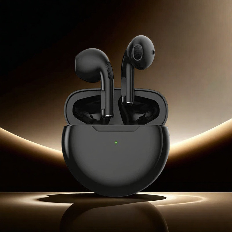 Pro 6 TWS Bluetooth Earphones for iPhone Wireless Bluetooth Headset ...