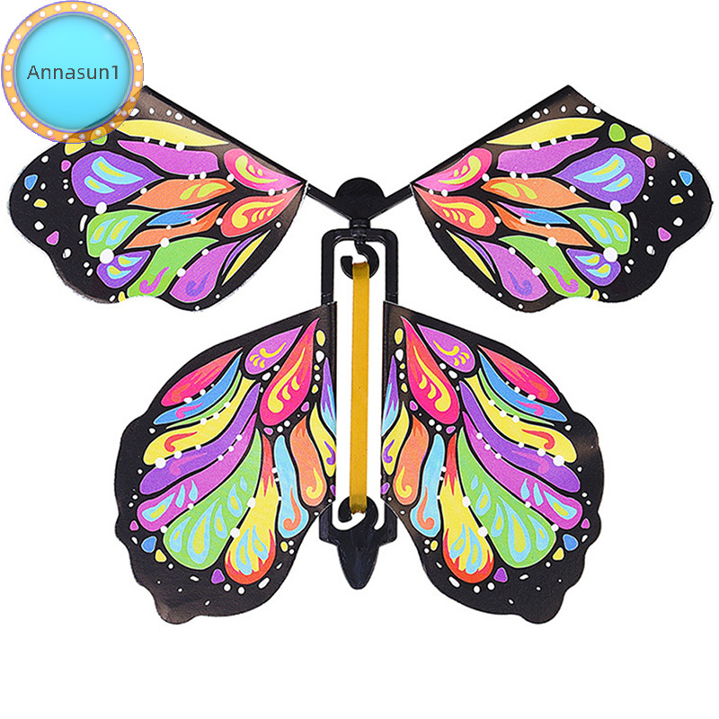 Annasun1 10x Magic Wind Up Flying Butterfly Powered Magic Fairy Flying ...