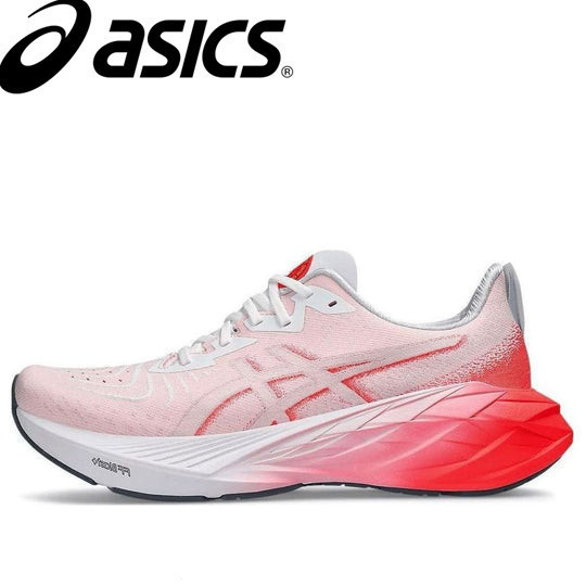 Asics Novablast 4 White Sunrise Red Elastic Breathable Light Running ...