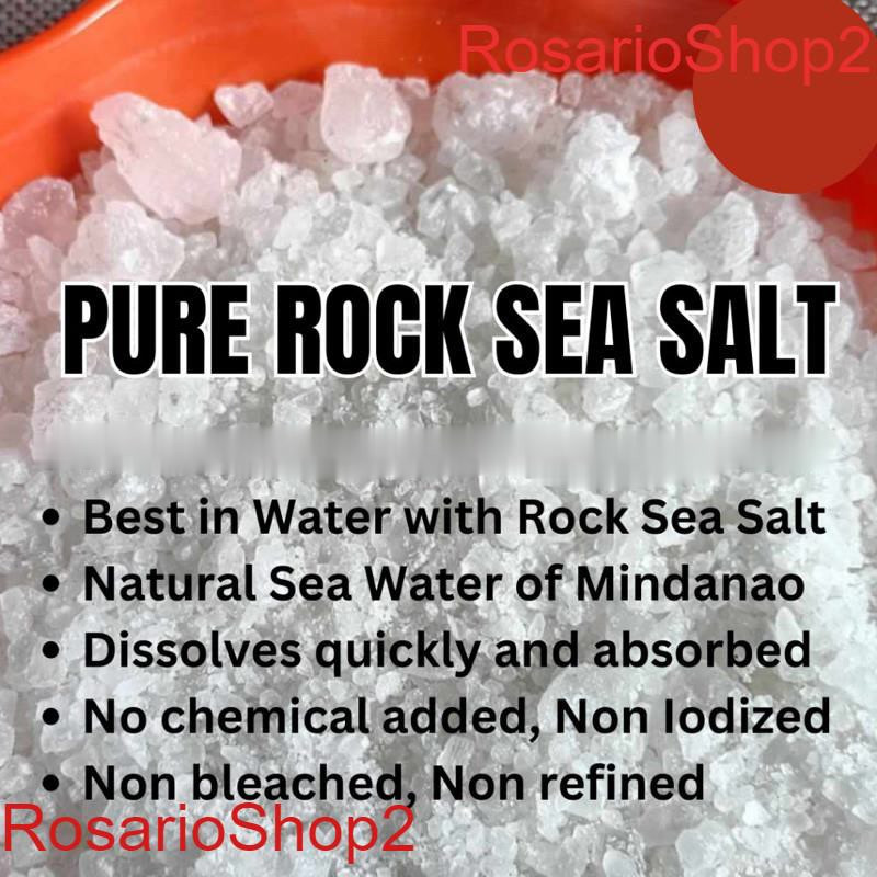 Pure Rock Sea Salt Natural Sea Salt (no iodine) Shopee Philippines