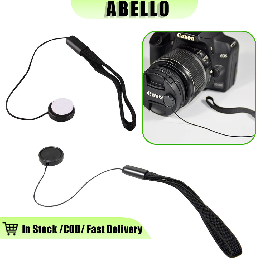 Adjustable Elasticity Lens Cap Holder Strap Universal Camera Lens Cap