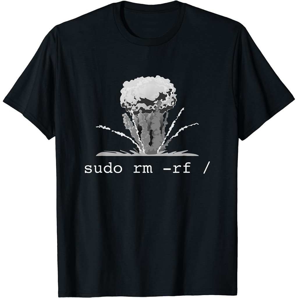 Funny Linux Command Sudo Rm Rf T-Shirt Free Shipping | Shopee Philippines