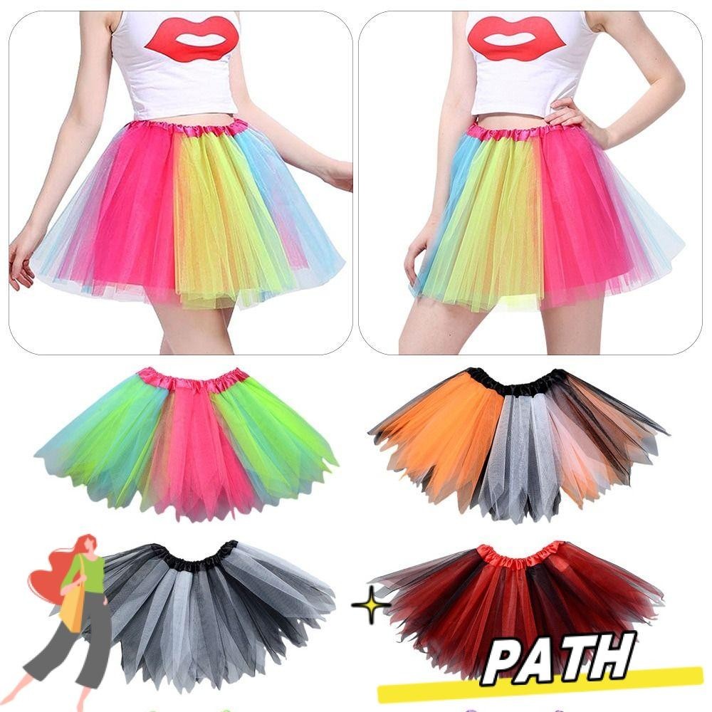 Jupe Tutu Ballerine Femme – 3 Couches De Tulle – Longueur 40 Cm – Ceinture élastique – Pour Déguisement, Fête, Danse – Polyester Doux