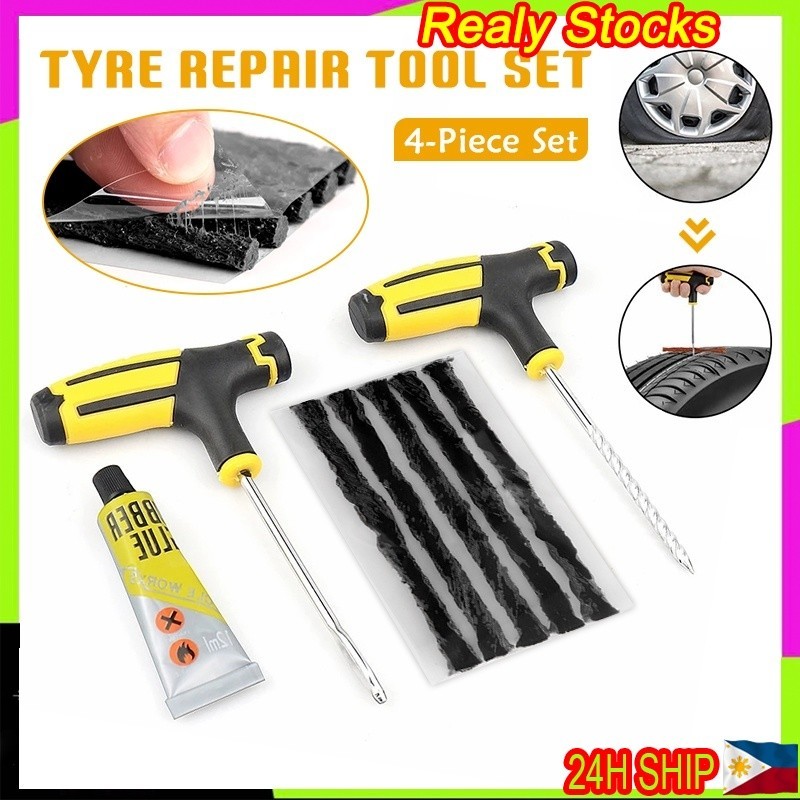 Car Tire Repair Tool Bike Tire Repair Tools Auto Tubeless Emergency ...