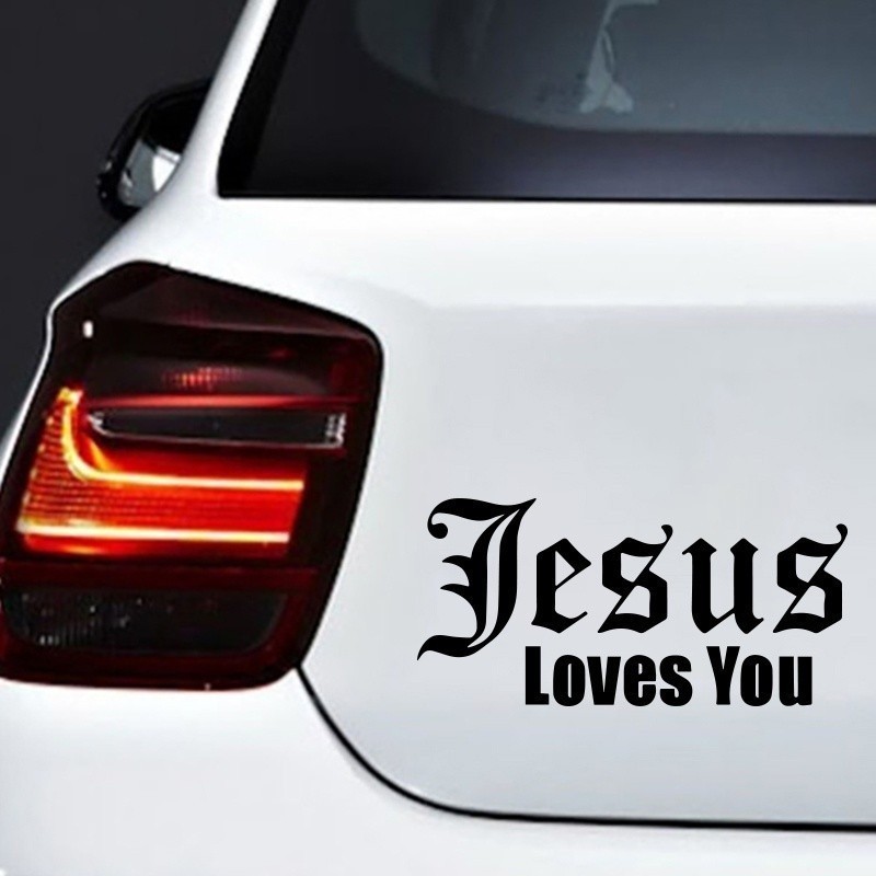 Jesus Loves You Sticker for Motorcycle Sticker Car Sticker Vinyl Decals ...