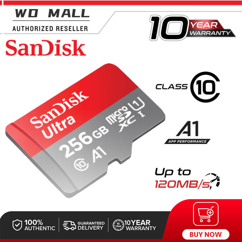 Sandisk 100 Original memory card for cctv camera Sd Card 256GB 128GB