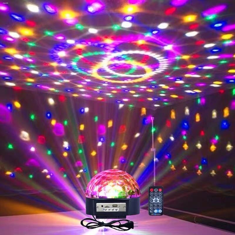 KTV flash rotating colorful lights crystal magic ball bar lights ...
