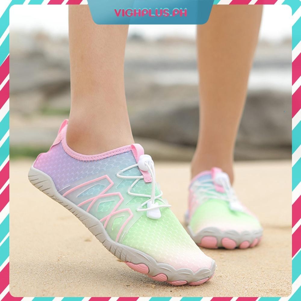 [vighplus.ph] Water Shoes Barefoot Beach Shoes Non-slip Soft Diving ...