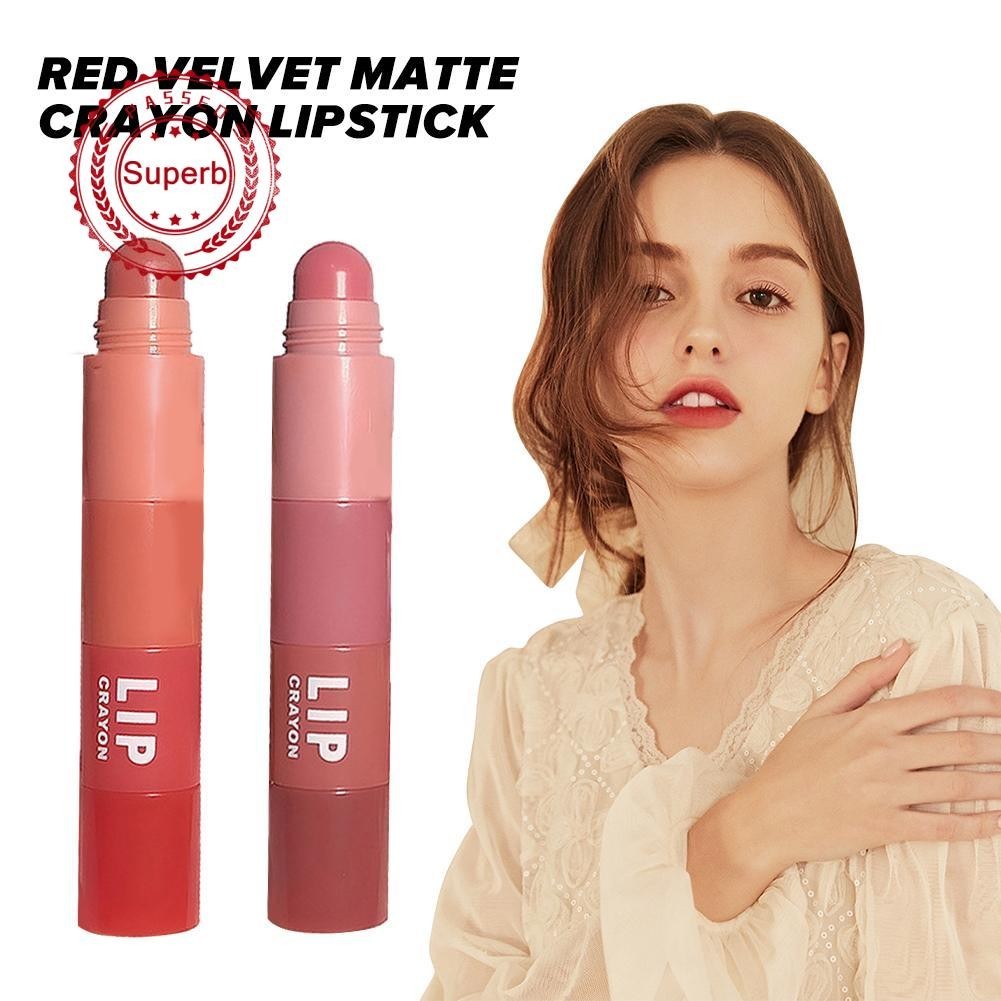 Dorame 4in1 Nude Matte Lip Kit Longlasting Red Lip Tint With Liner Velvet Crayons For Sexy Lips 6353