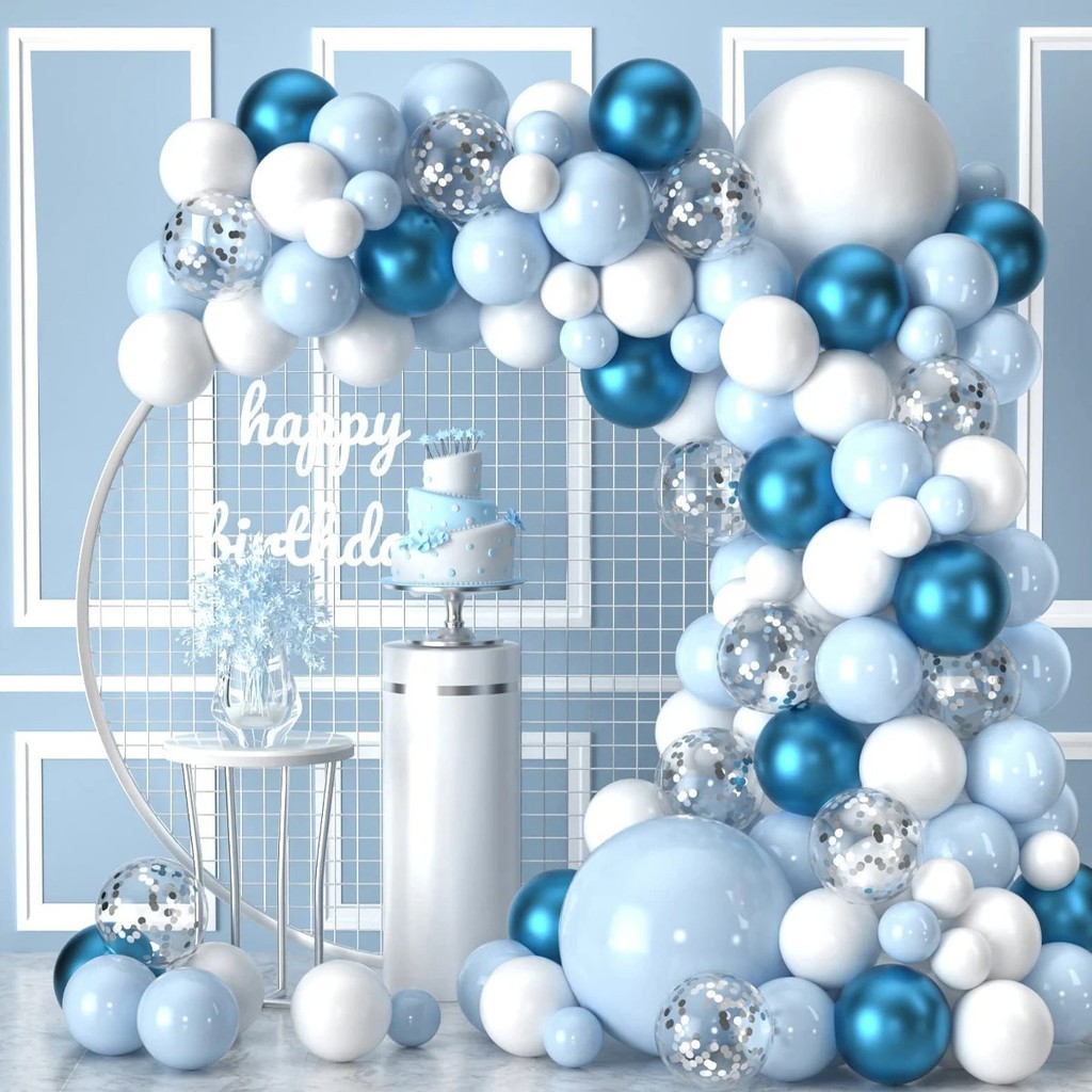 Blue Balloon Set Garland Arch Kit Wedding Birthday Party Decoration ...