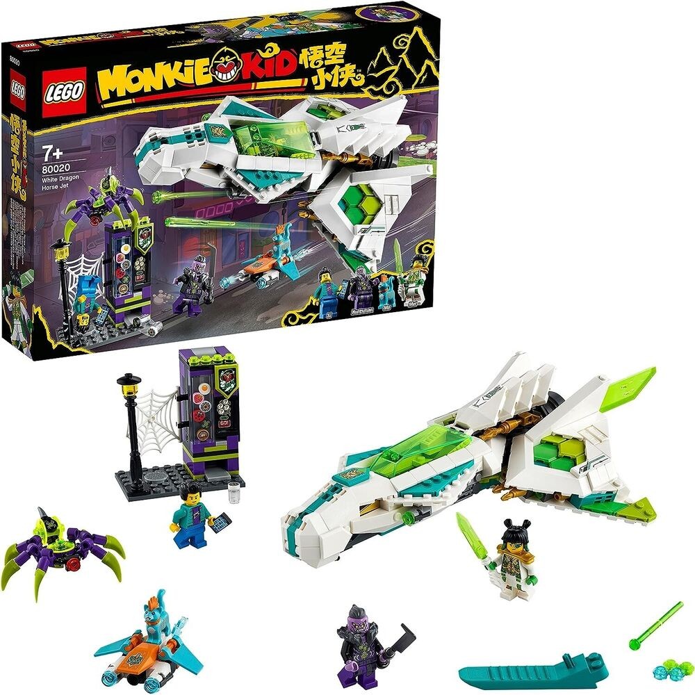 Lego Monkie Kid 80020 White Dragon Horse Jet NEW | Shopee Philippines