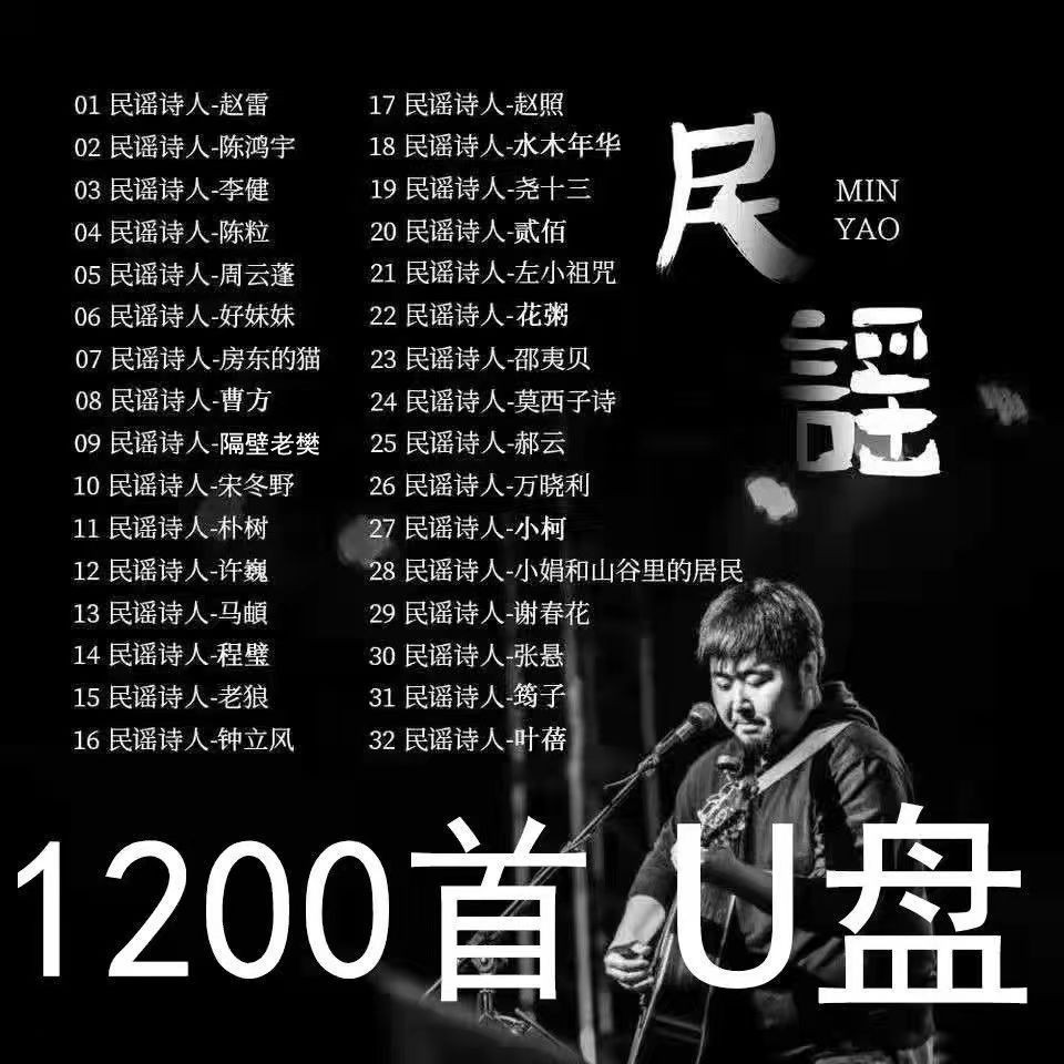 现货 Folk songs U disk car music lossless high quality classic pop Zhao ...