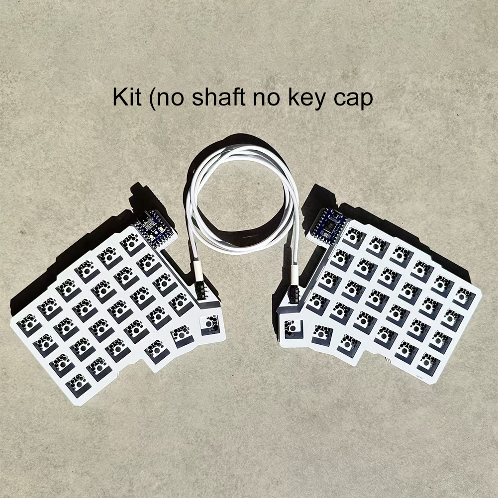 Split Keyboard Wired Ergonomics Keyboard Hot Swap Support QMK/VIAL for ...