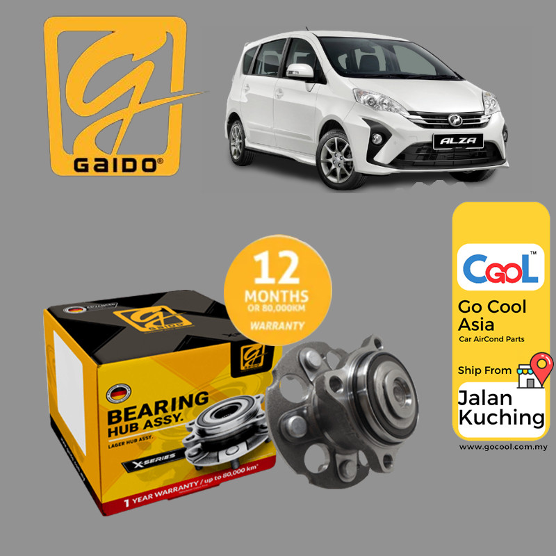 Gaido X-Series Rear Wheel Bearing Hub - Perodua Alza ( 1Year Warranty ...
