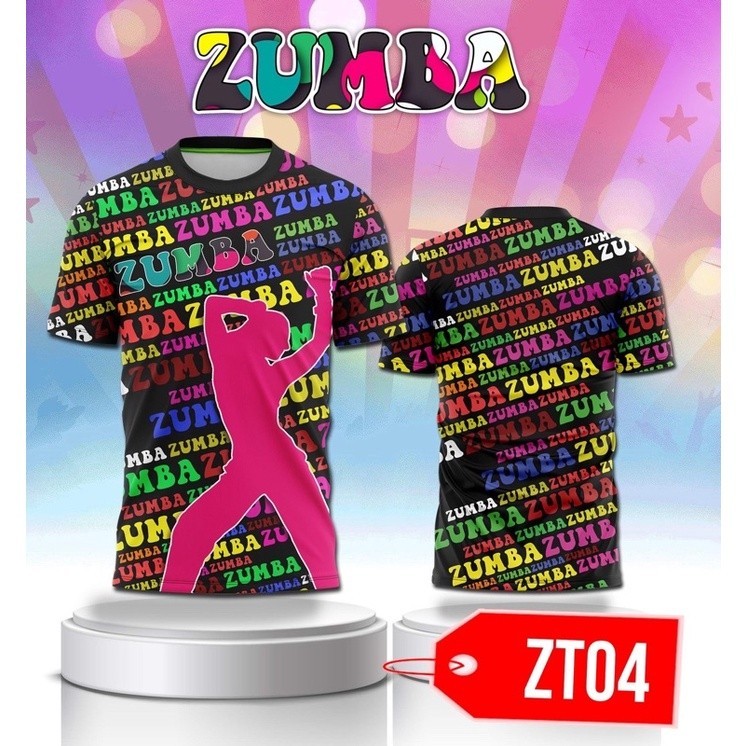 ZUMBA FULLY SUBLIMATED TSHIRT Batch 1 | Shopee Philippines
