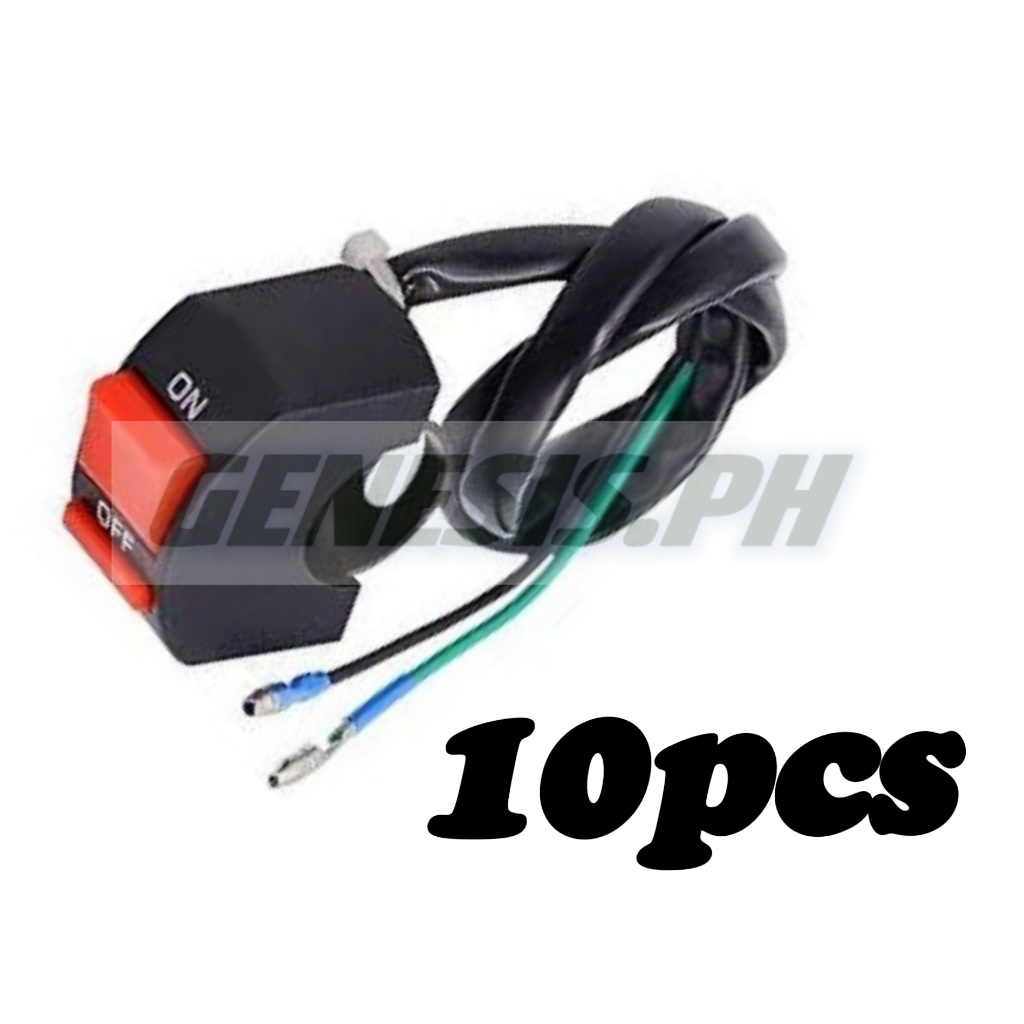 10pcs Genesis Motorcycle On/Off Light Switch Button Handle Switch For ...