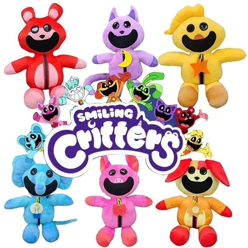 25-30cm Smiling Critters Plush Toy Smiling Critters Cat Nap Catnat Accion  Doll Soft Toy Peluches Pillow Birthday Christmas Gift Shopee Philippines